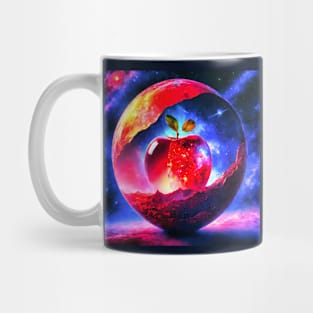 The Crystal Apple embark on a cosmic space Mug